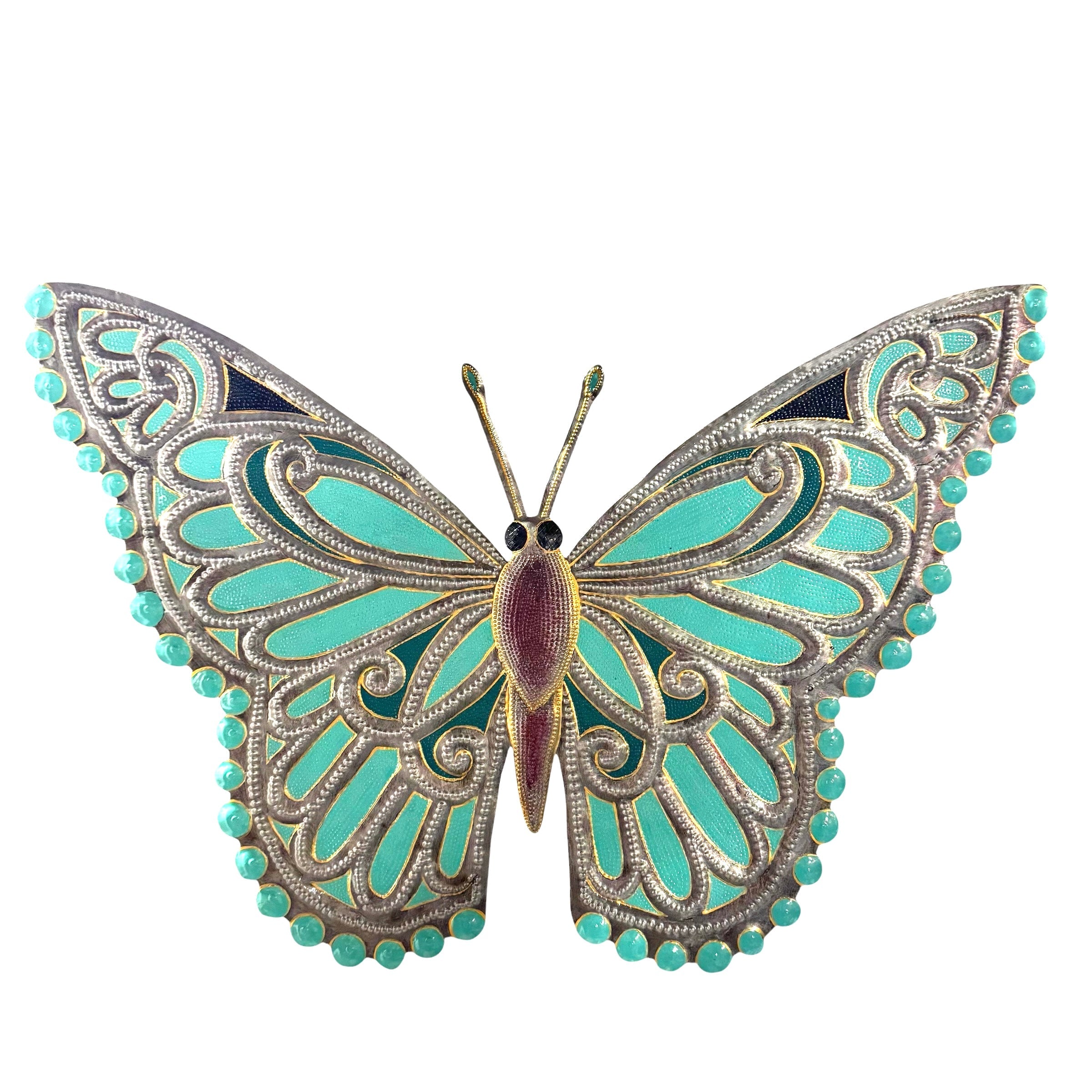 Jumbo Orilien Butterfly - Turquoise
