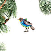 Bird Ornament- Blue