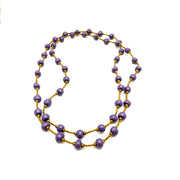 Purple Rope Necklace