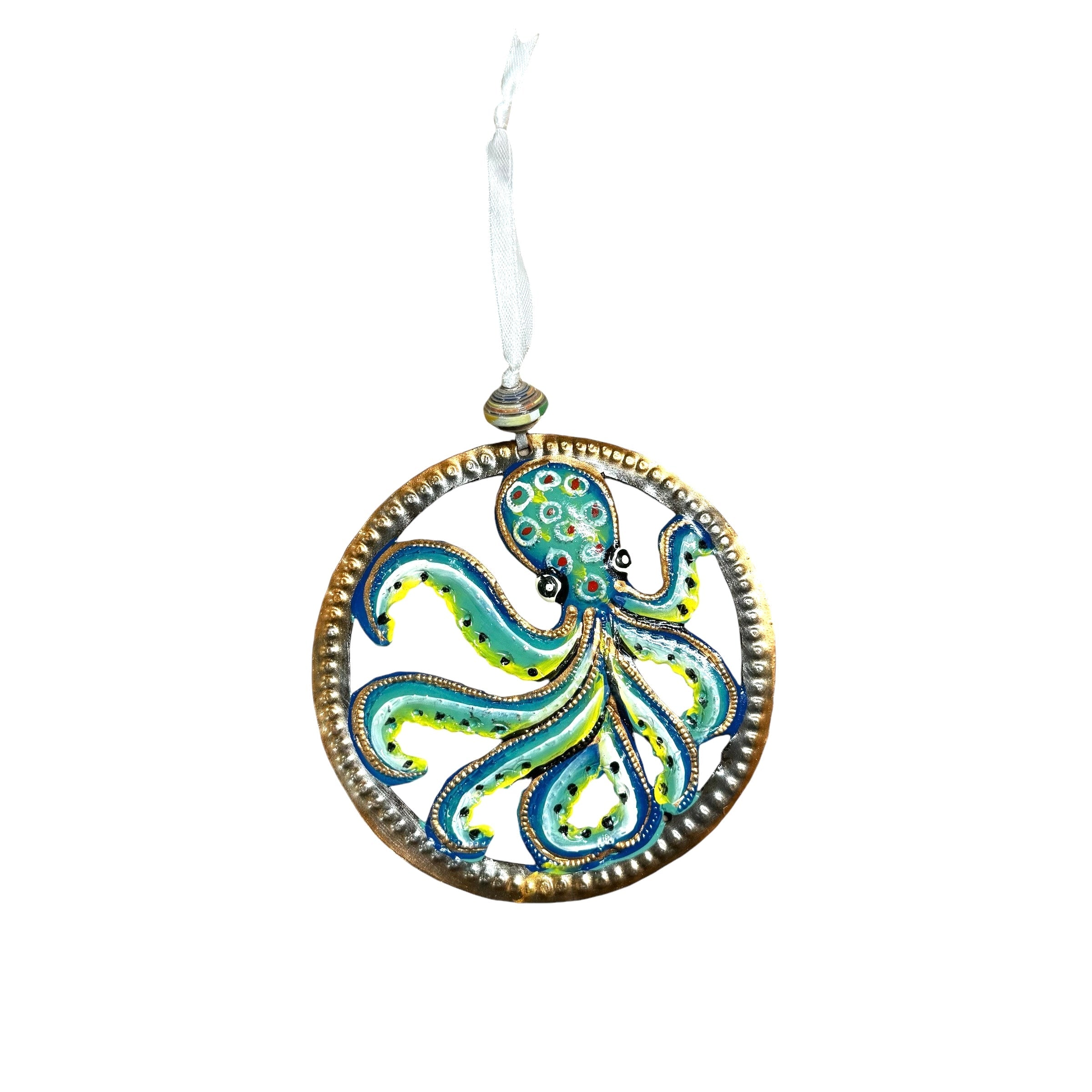 Round Octopus Ornament