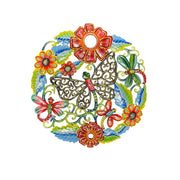 Butterfly Oil Drum Top Wall Art