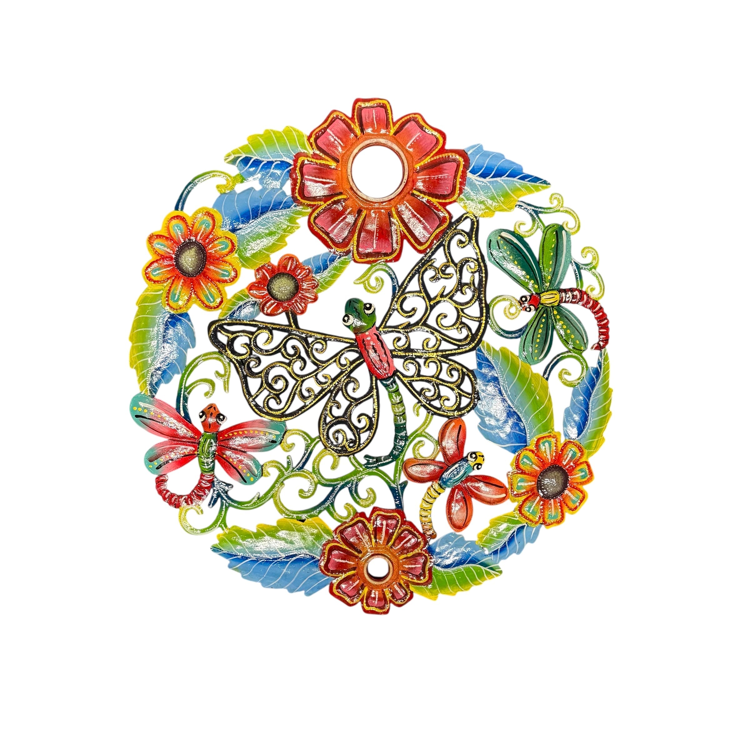 Butterfly Oil Drum Top Wall Art