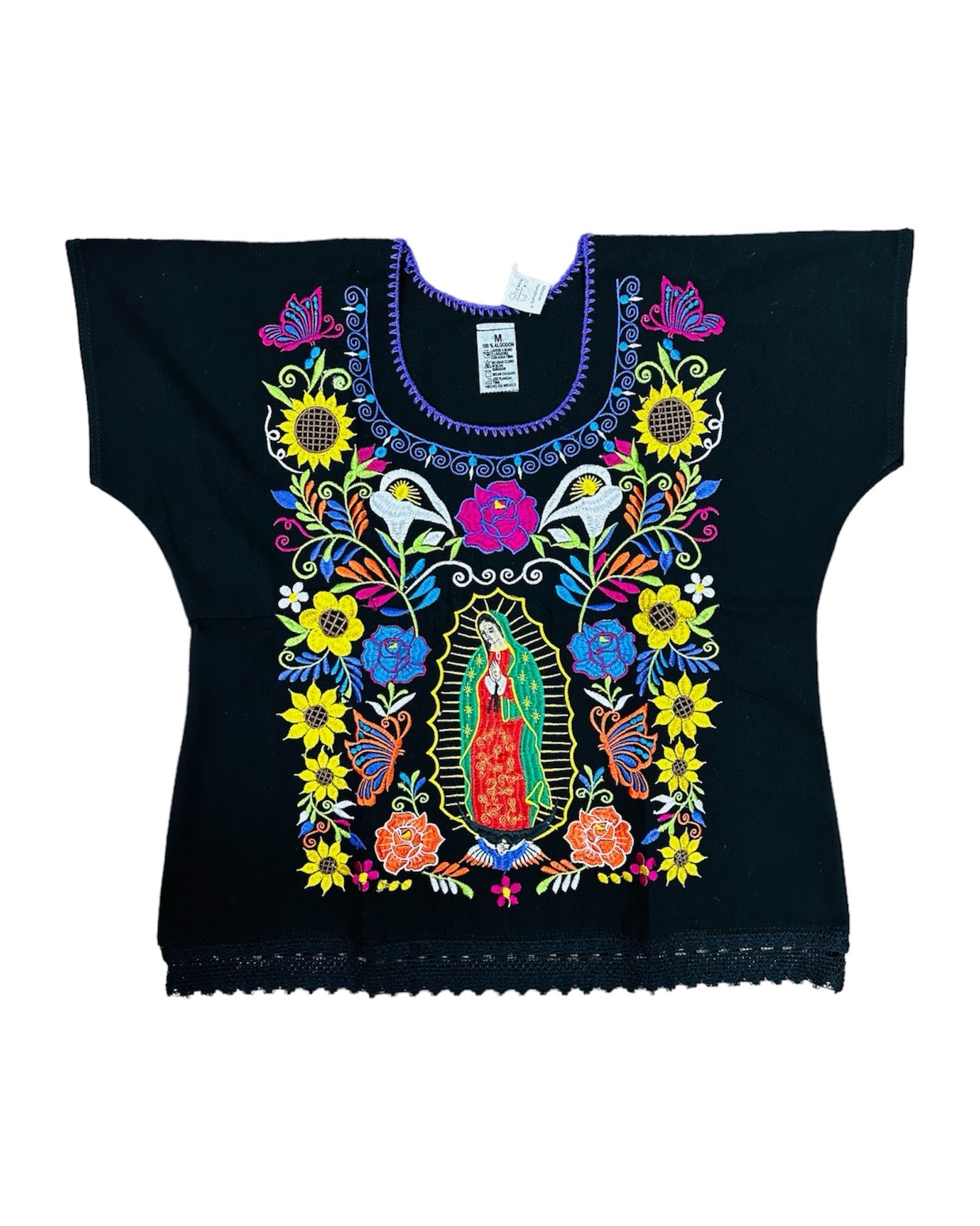 Guadalupe with Sunflowers Top