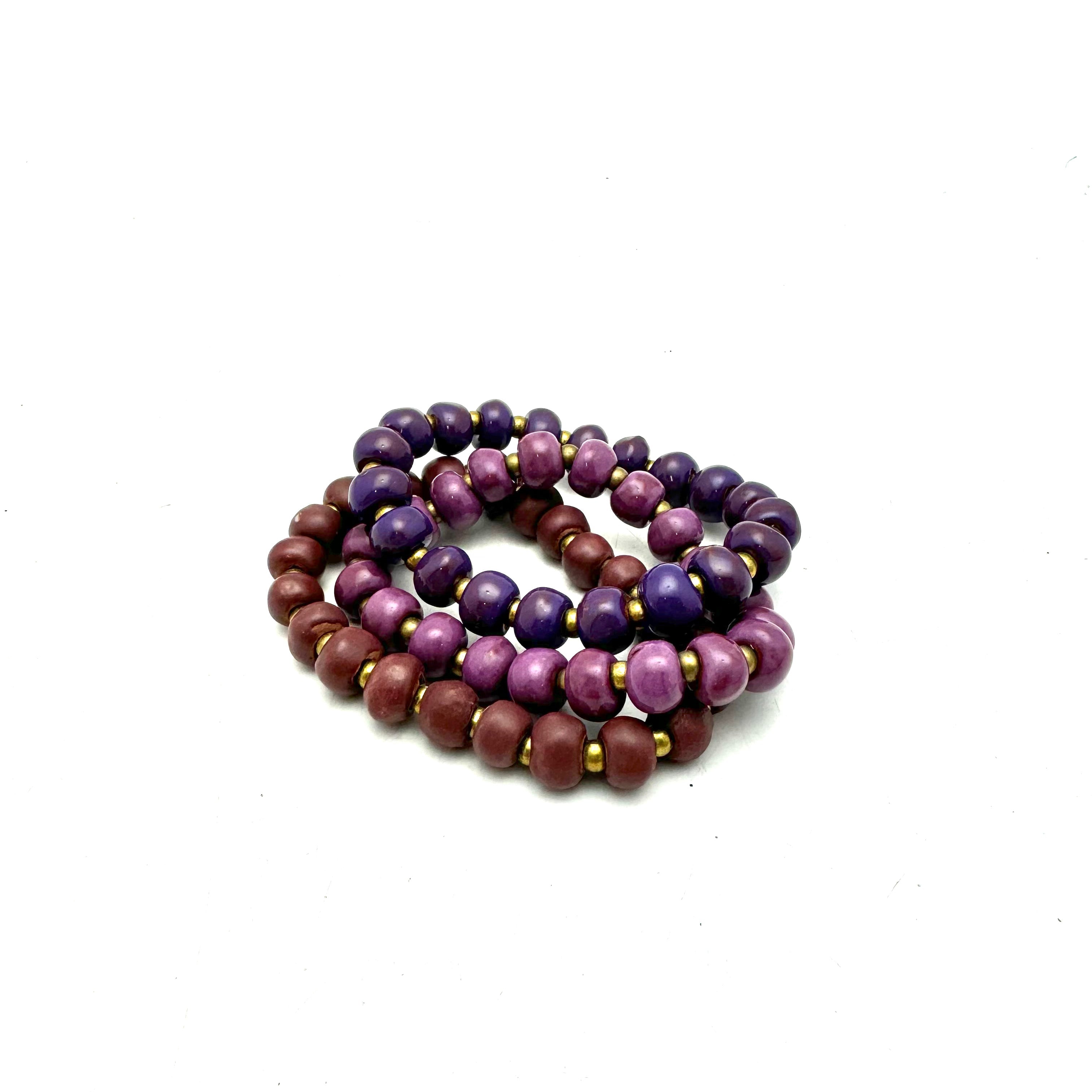Purplicious Bracelet Stack