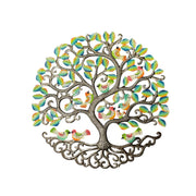 Colorful Tree of Life with Birds