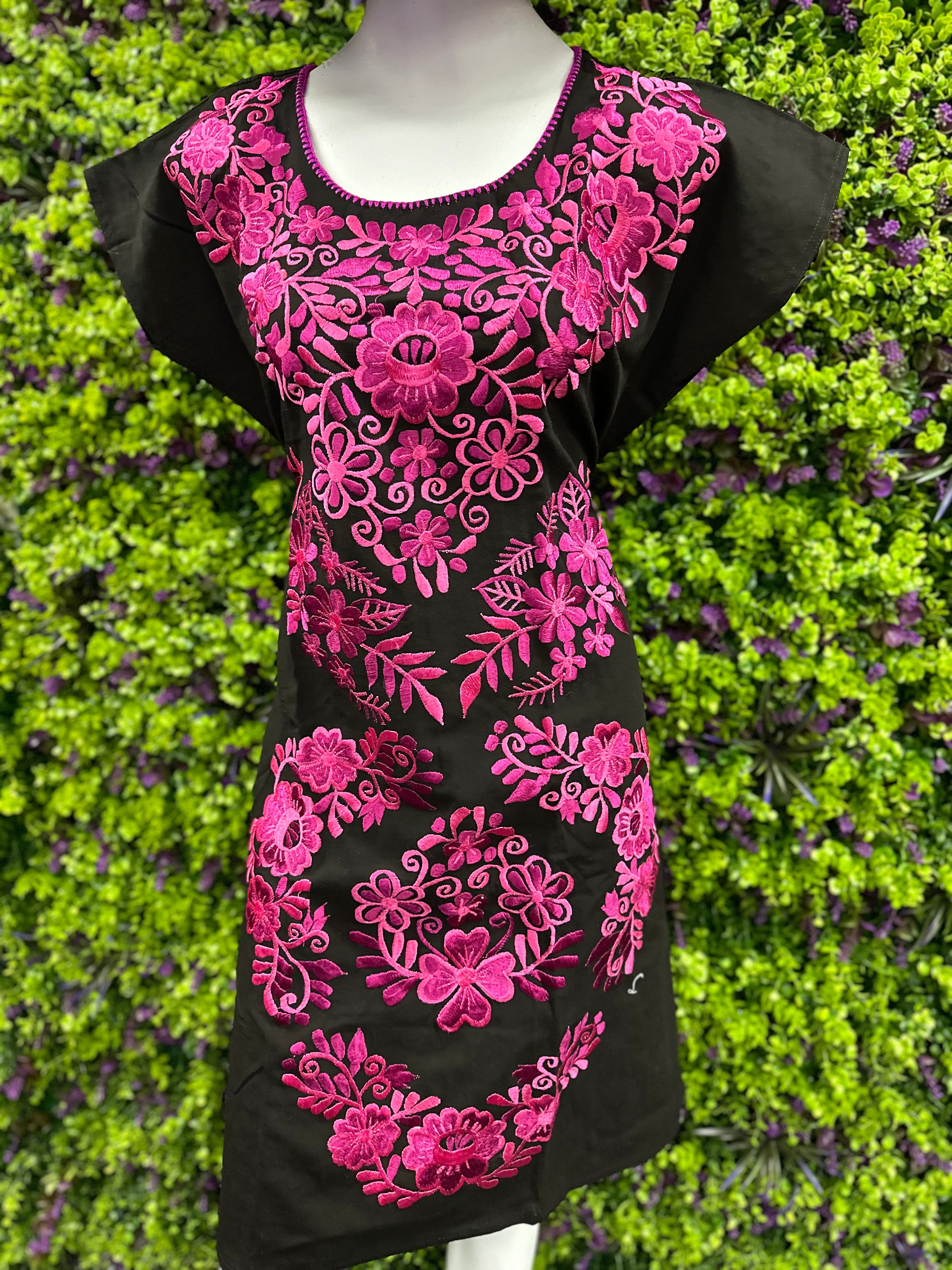 Susana Embroidered Mini Dress