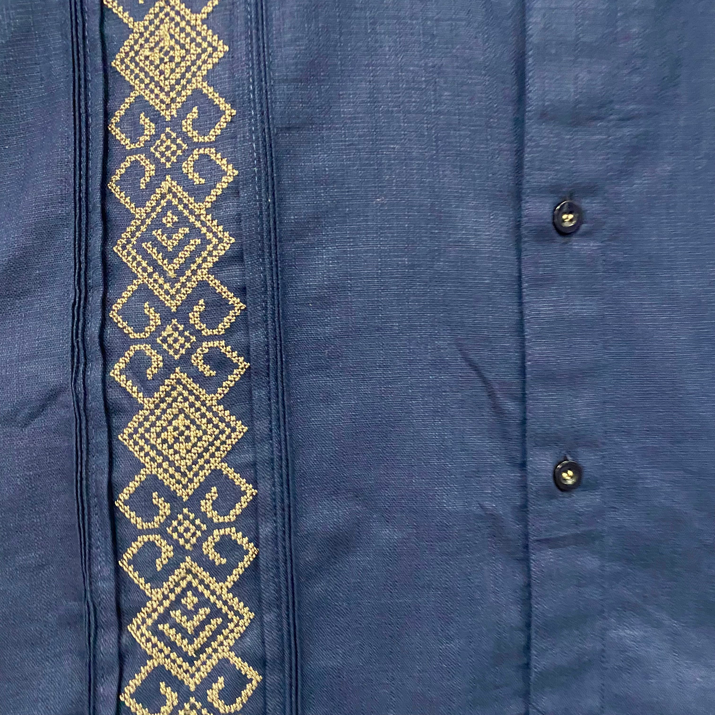 Men's Guayabera Chetumal Navy