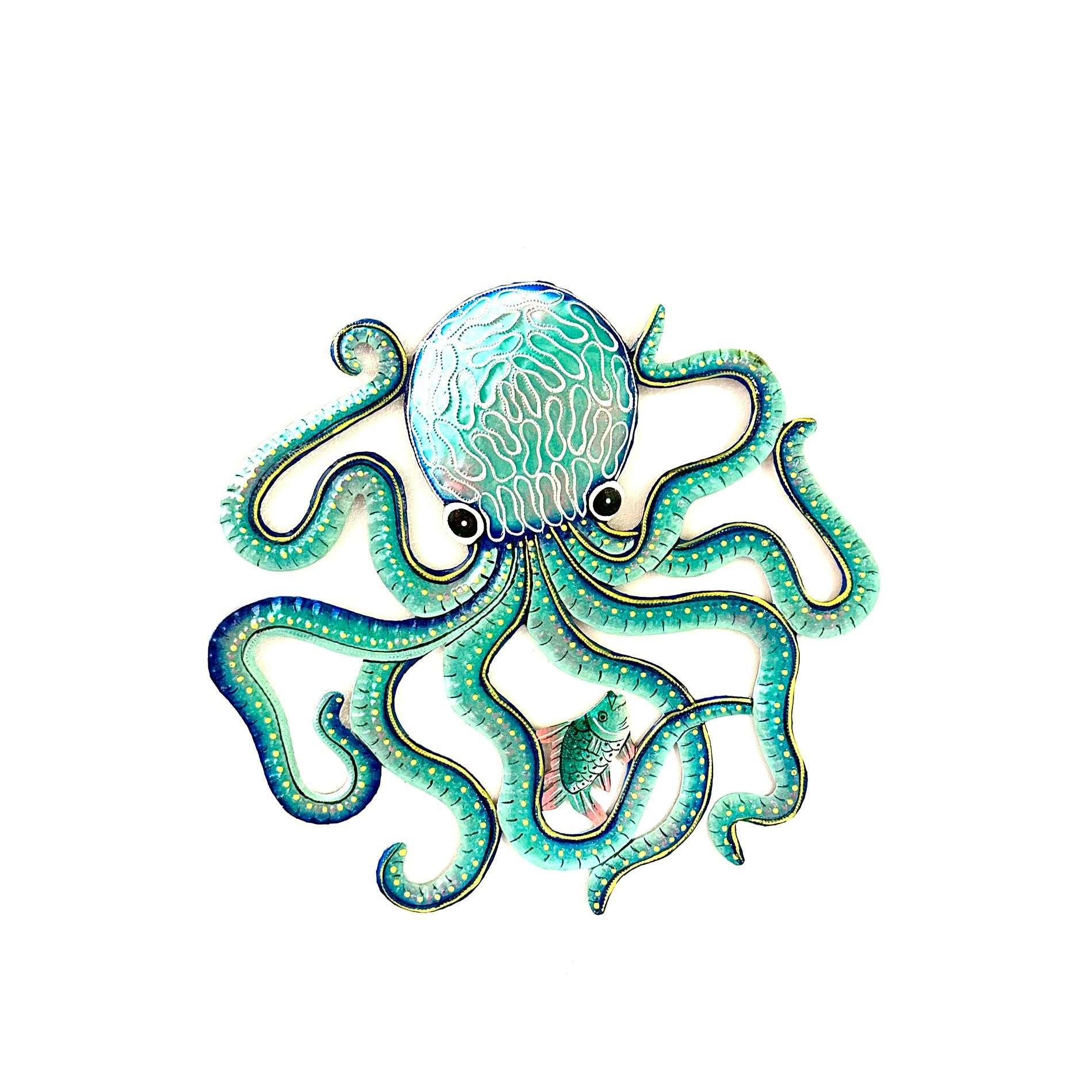 Octopus and Friend- Blue