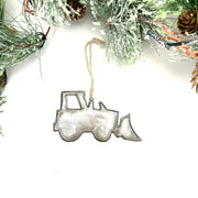 Tractor with Scoop Ornament