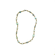 Haitian Signature Necklace - Baby Blue