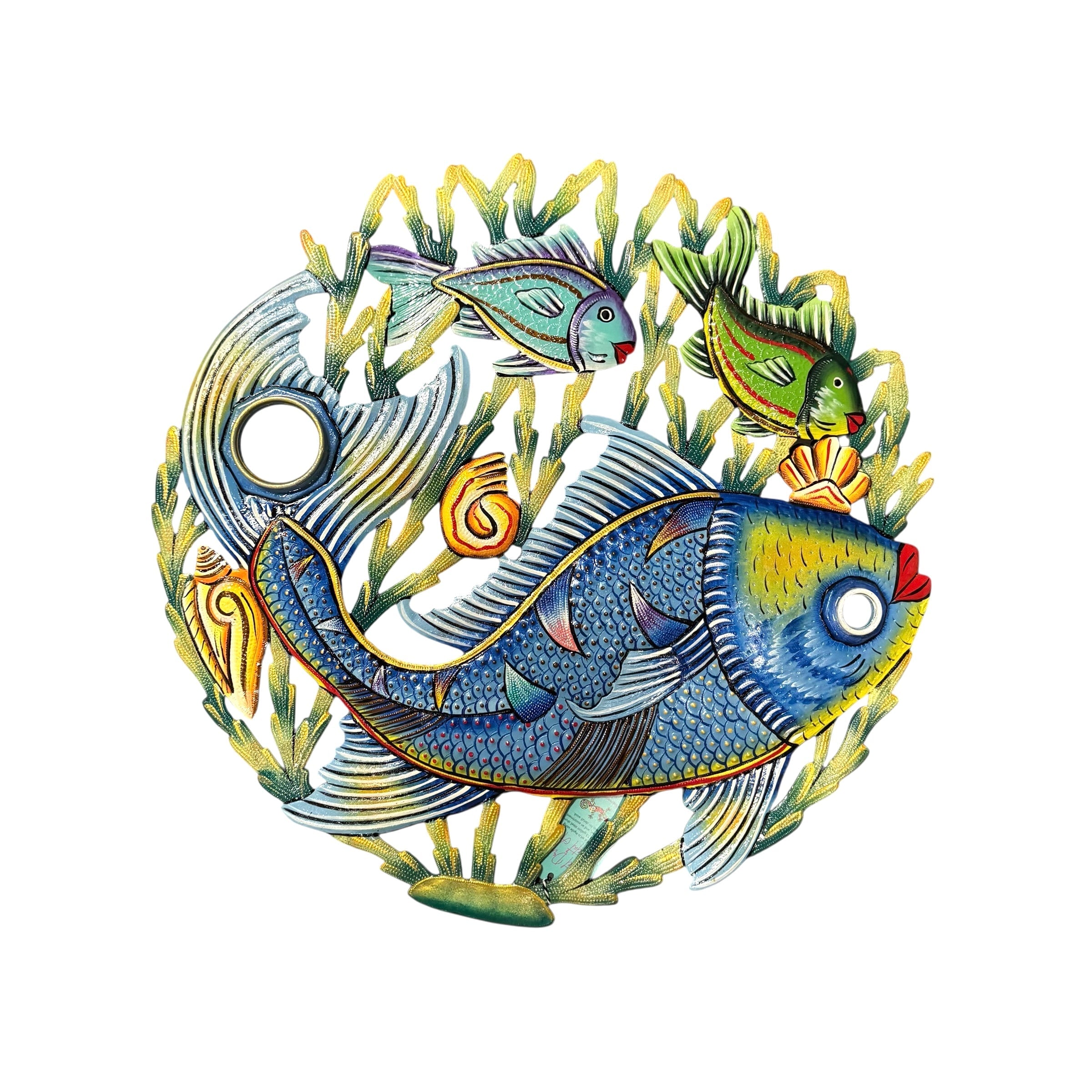 Oil Drum Top Fish Family