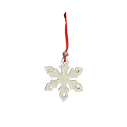 Ceramic Snowflake Ornament