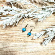 Simple Ceramic Earring- Turquoise