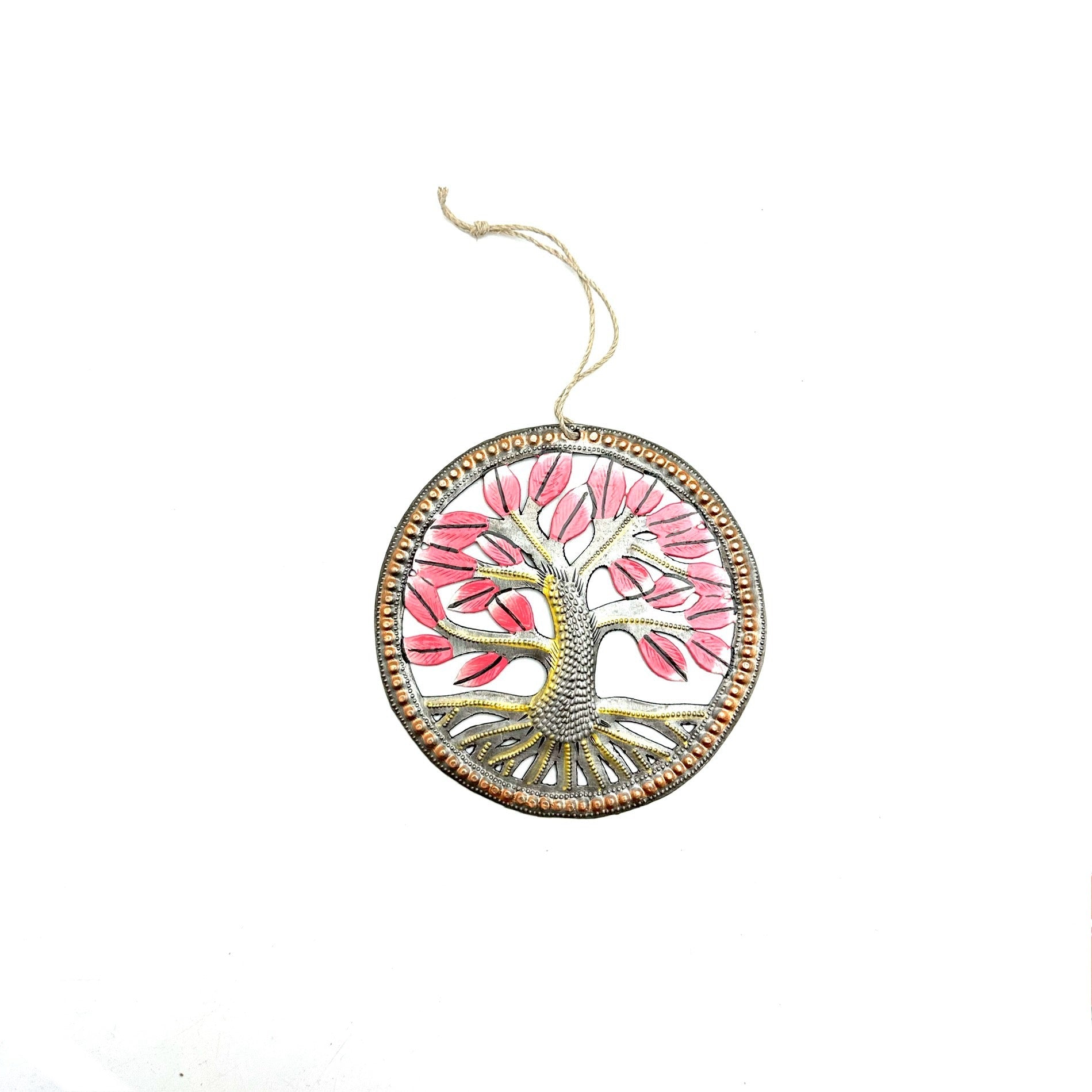 Tree of Life Tree Ornament- Pink