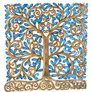Jumbo Square Blue Tree
