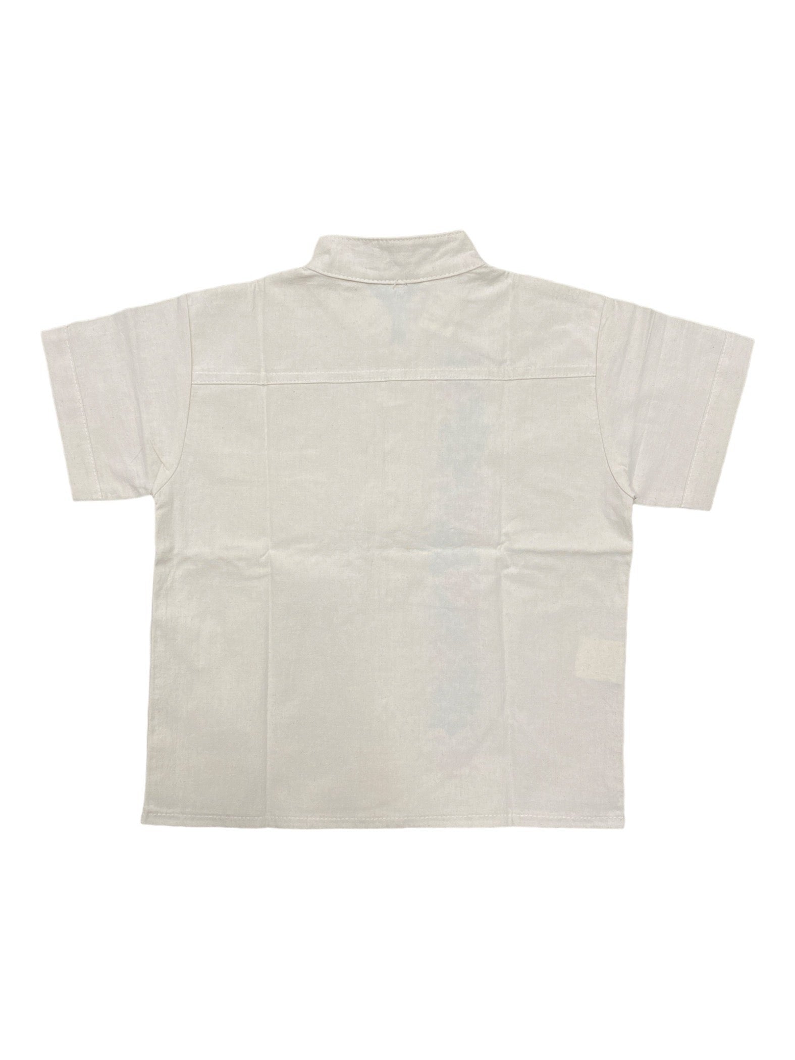 Mexican Boys Cream Guayabera Cancun