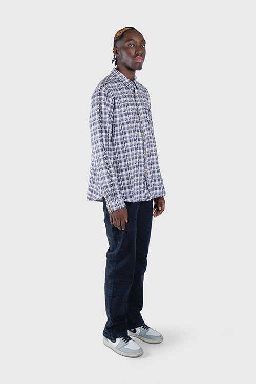 Eternal Plaid Long Sleeve Button Up Shirt
