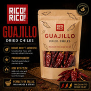 Guajillo Dried Chiles – Authentic Medium Heat Mexican Peppers