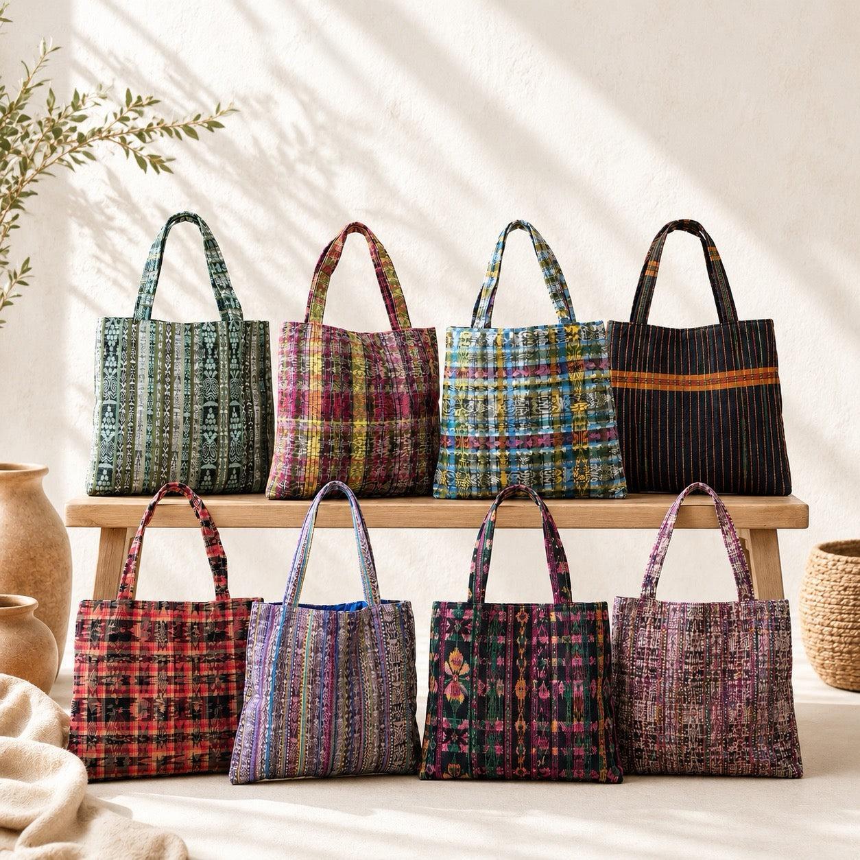 Up-cycled Corte Market Bag - Guatemala