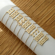 Angel Numbers Necklace