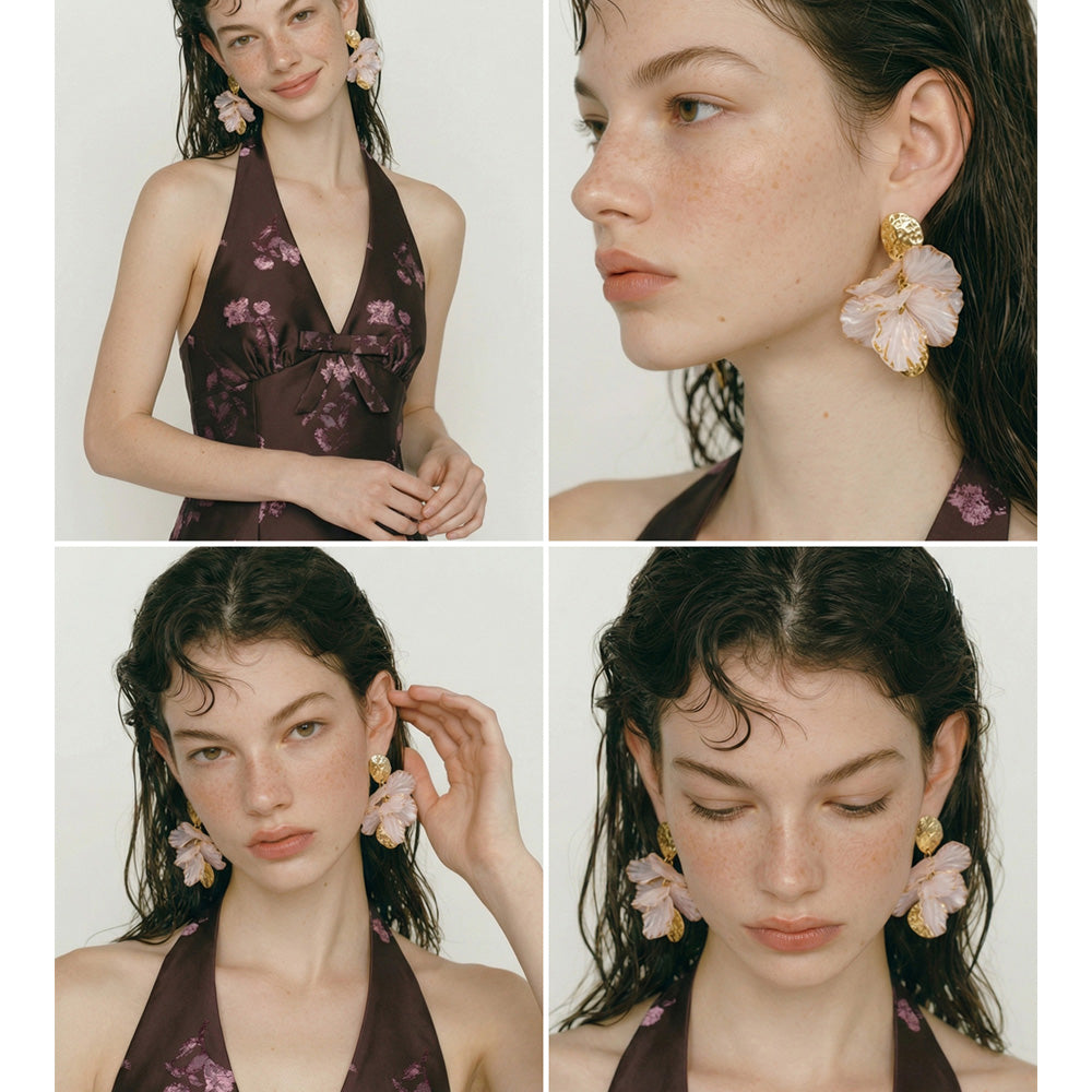 Flower Petal Earrings