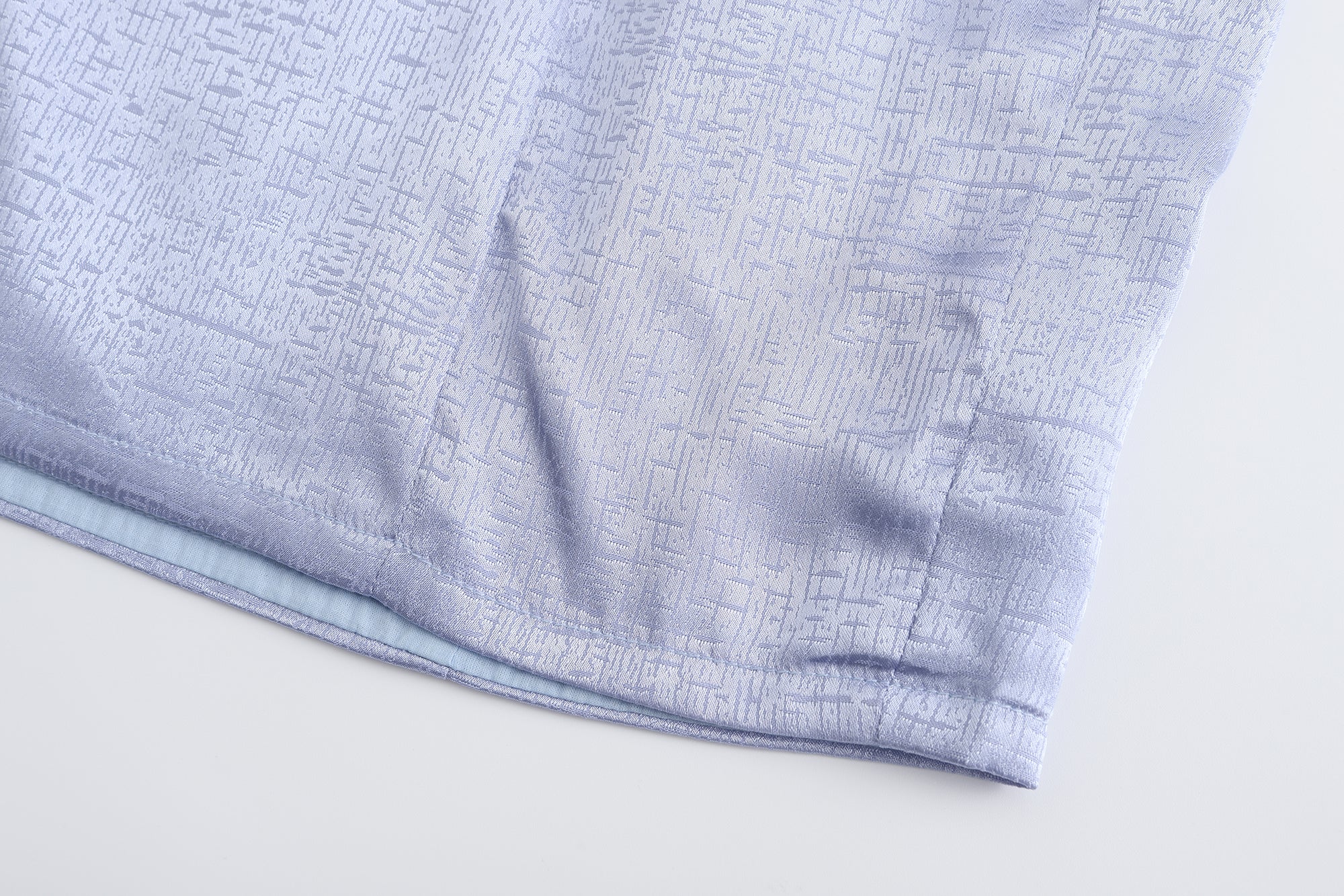 Hua Sleeveless Brocade Mini Dress Periwinkle