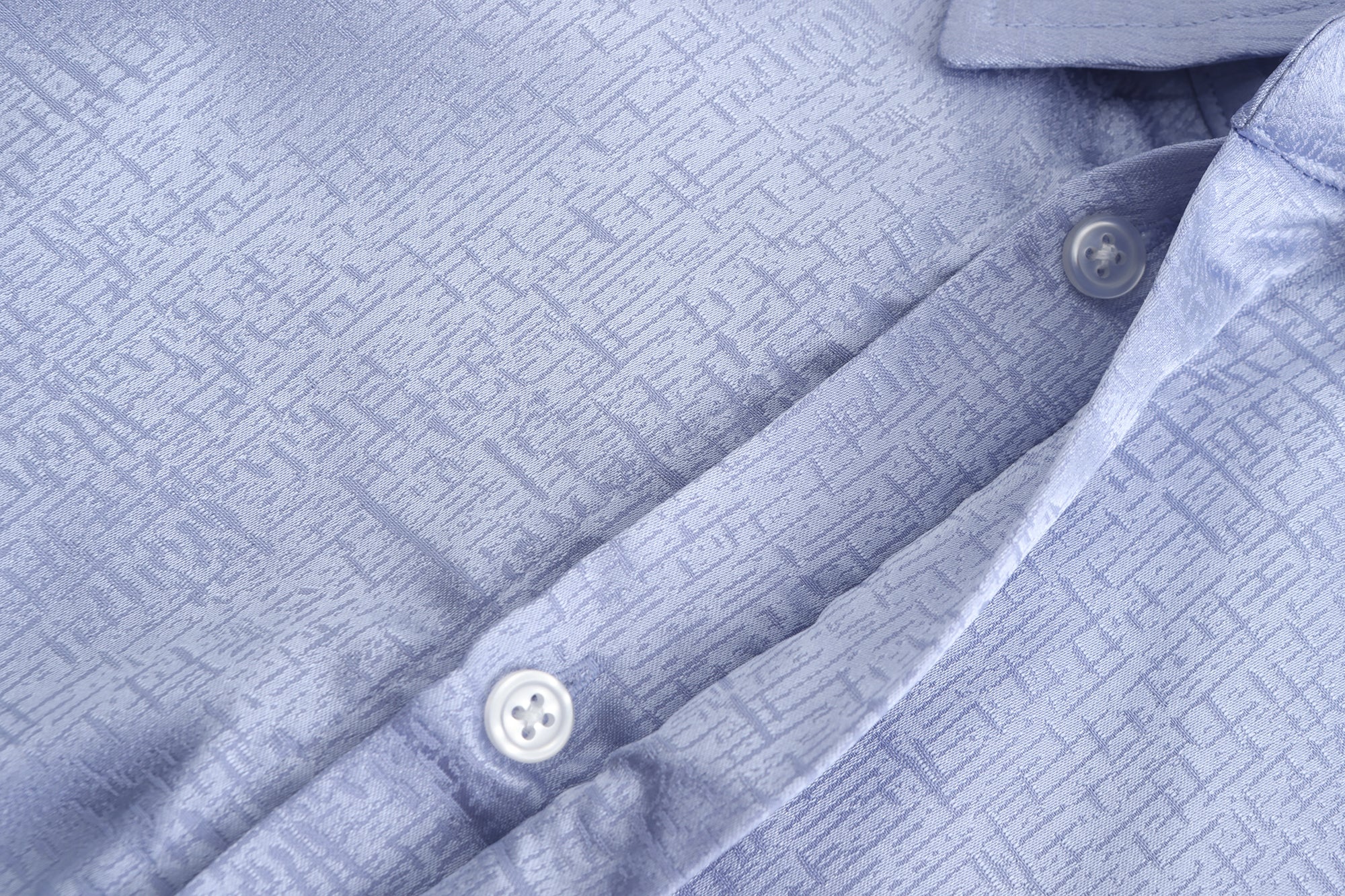 Dori Brocade Straight Collar Shirt