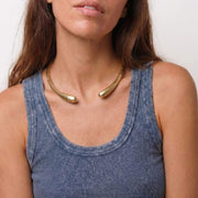 Sana Hammered Adjustable Cuff Choker
