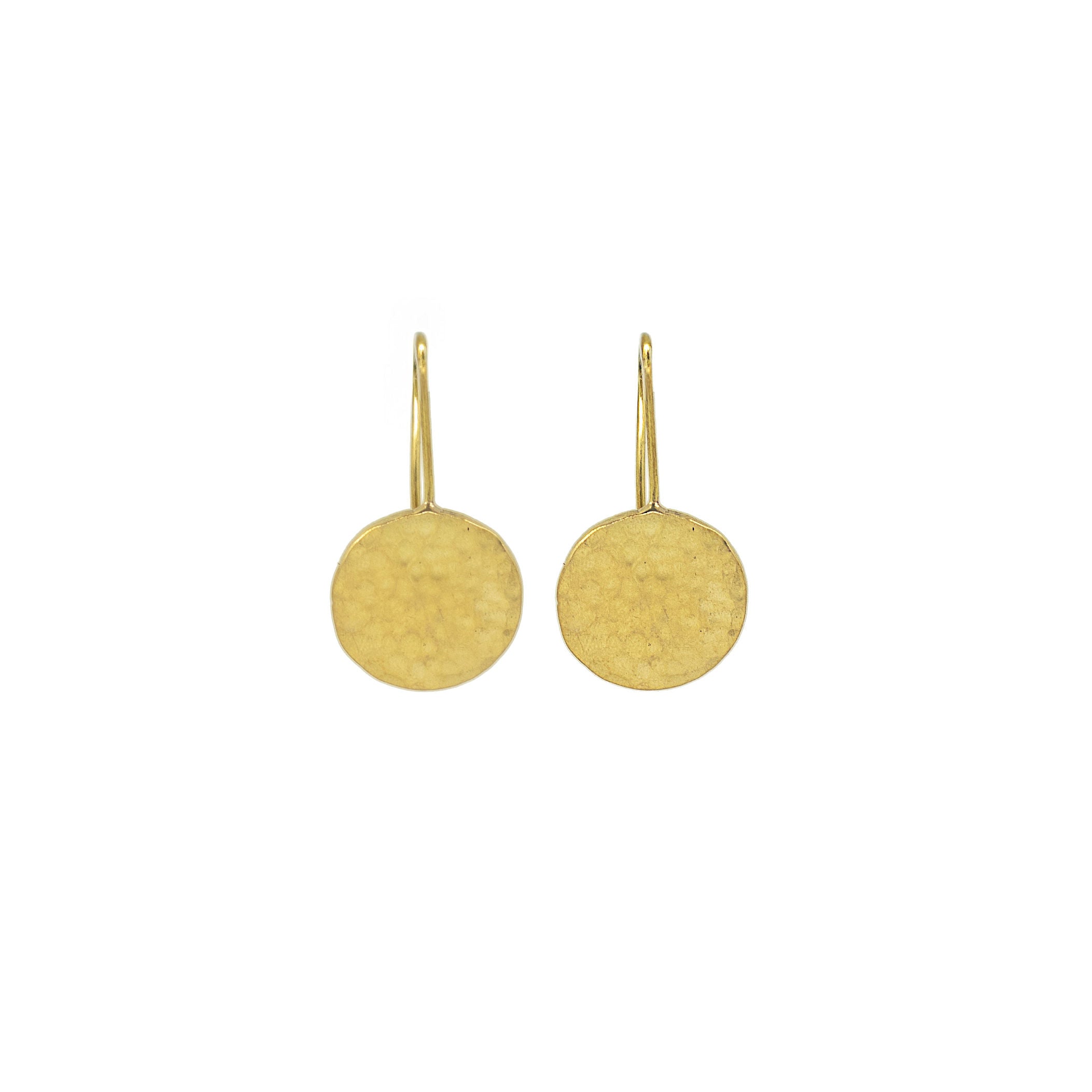 Brass Drop Stud Earrings for Men and Women - Njiwa