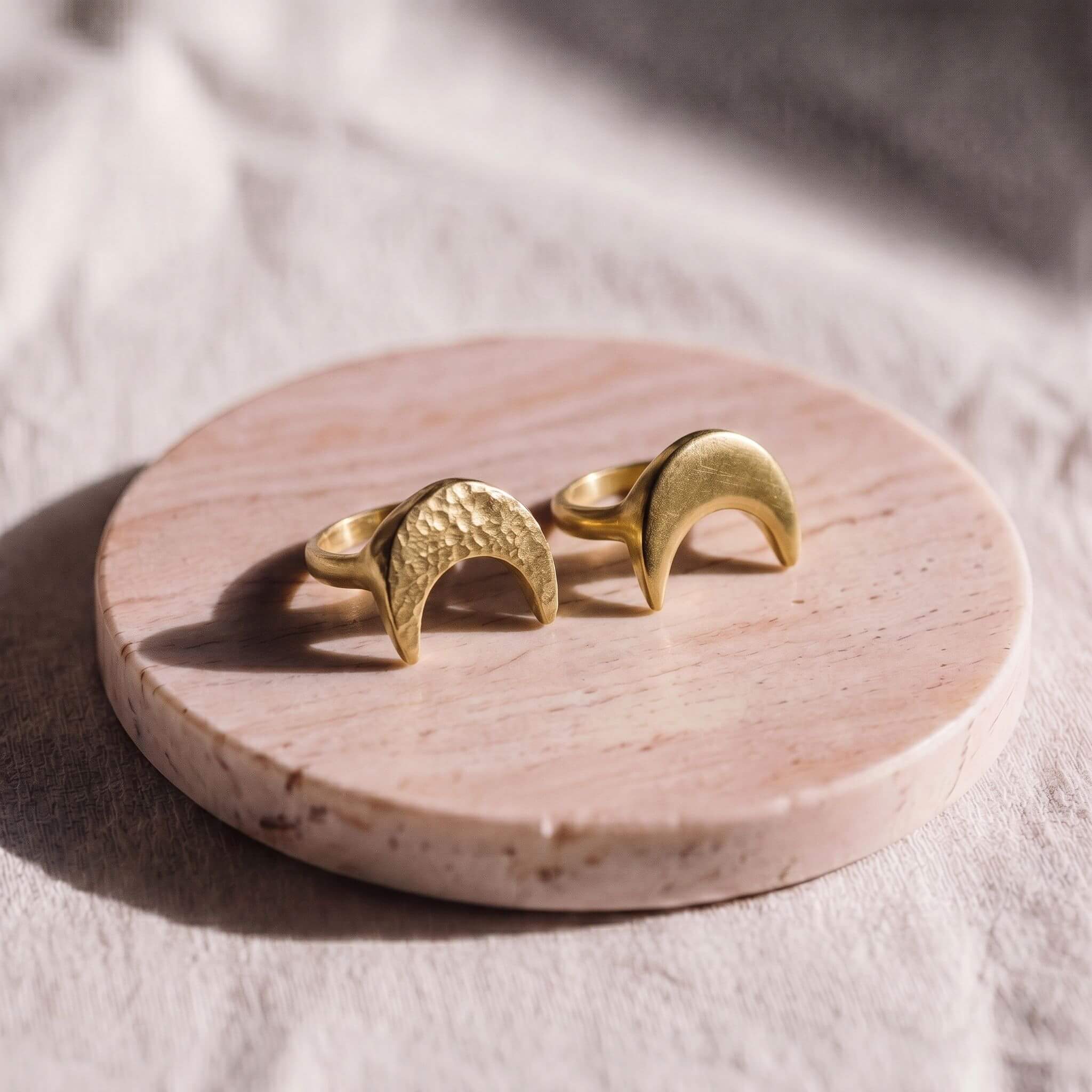 Mwenzi Crescent Moon Ring