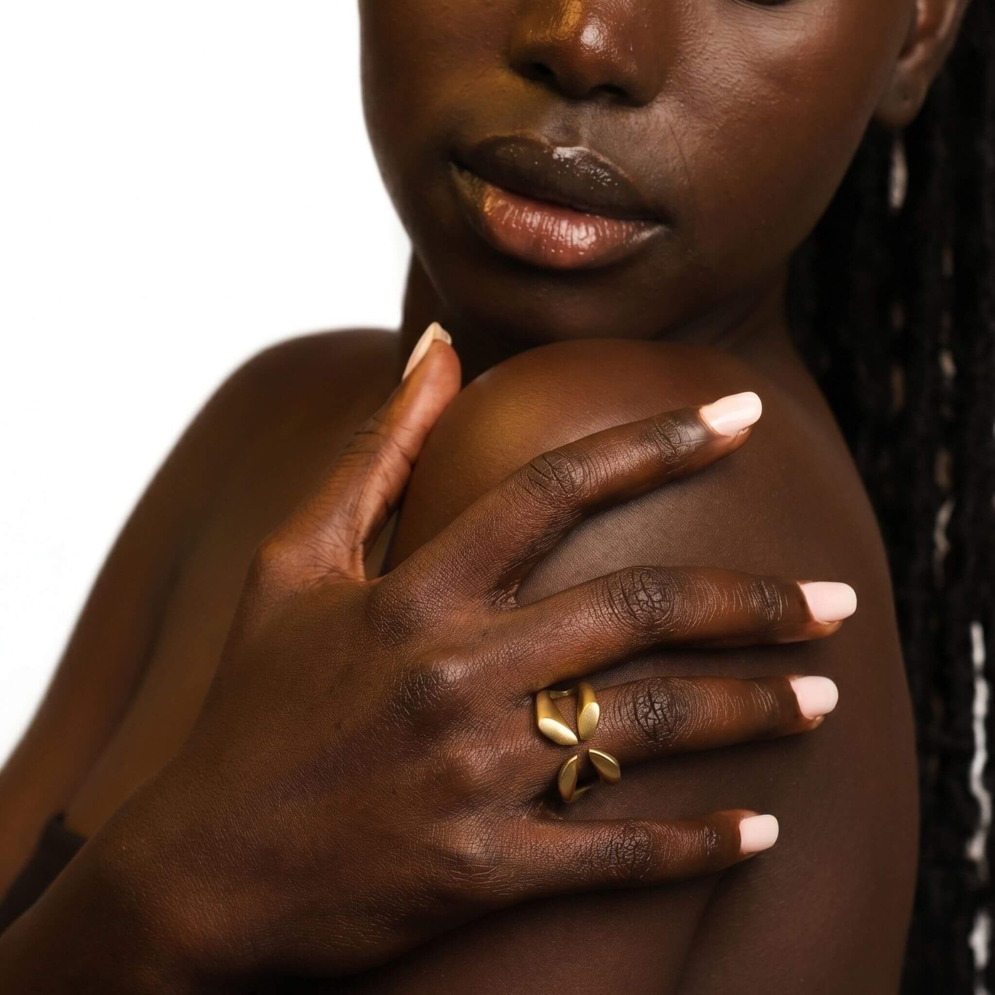 Meli Asymmetrical Wrap-Rround Adjustable Ring