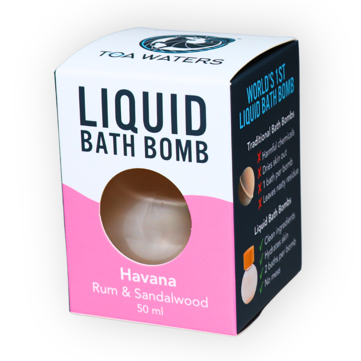 Havana Liquid Bath Bomb - Rum and Sandalwood