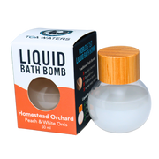 Homestead Orchard Liquid Bath Bomb - Peach and White Orris