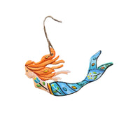 Painted Mermaid Ornament- Style 2