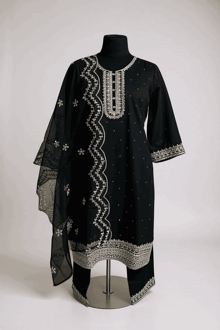 Elegant modal silk Kurti set For Women Tunic By Kurti Connection USA