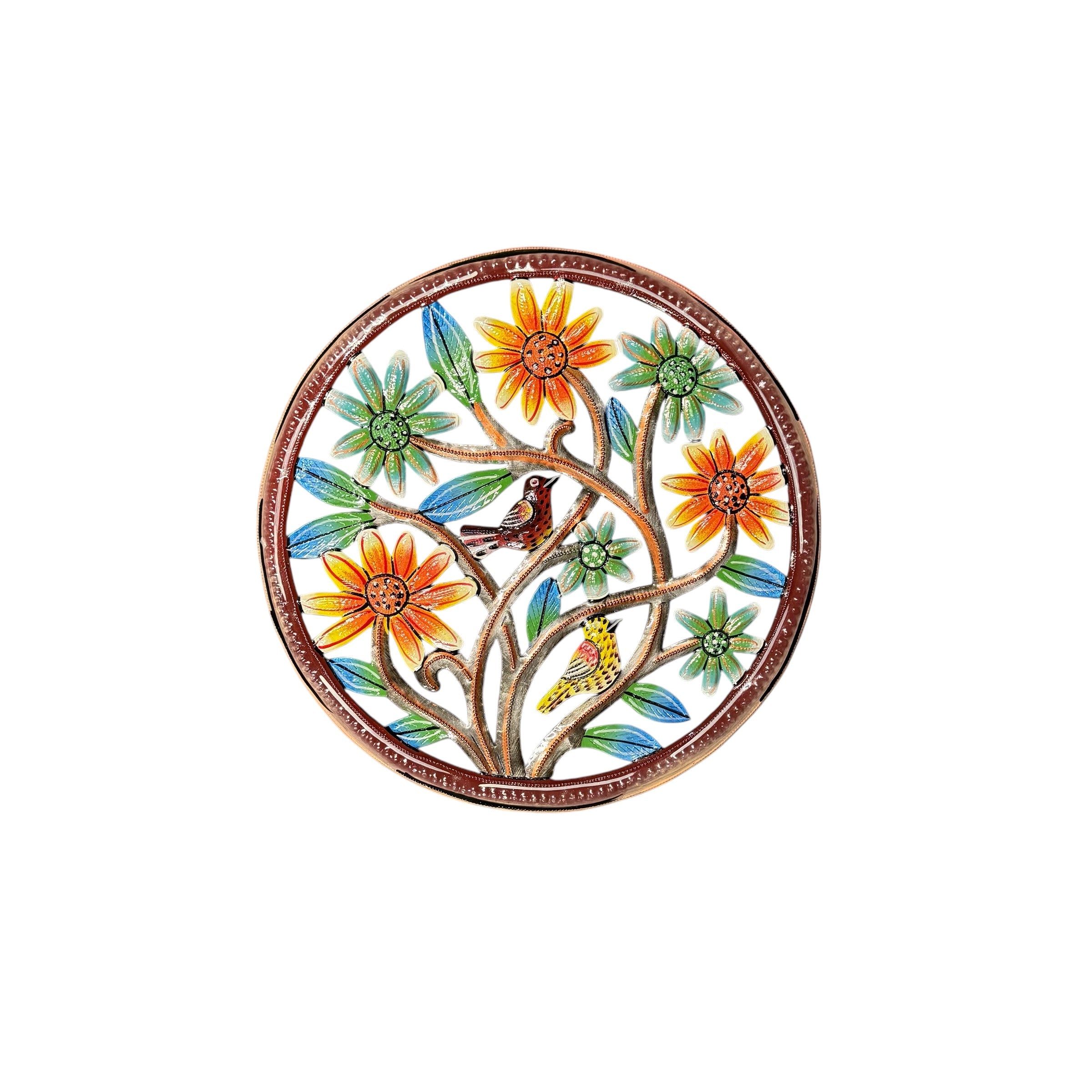 Medium Birds and Daisies