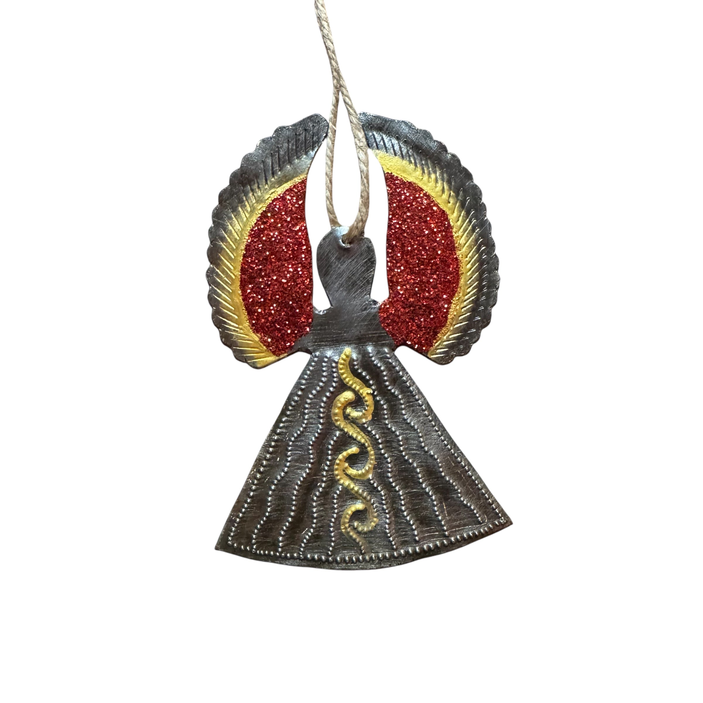 Glitter Angel Ornament