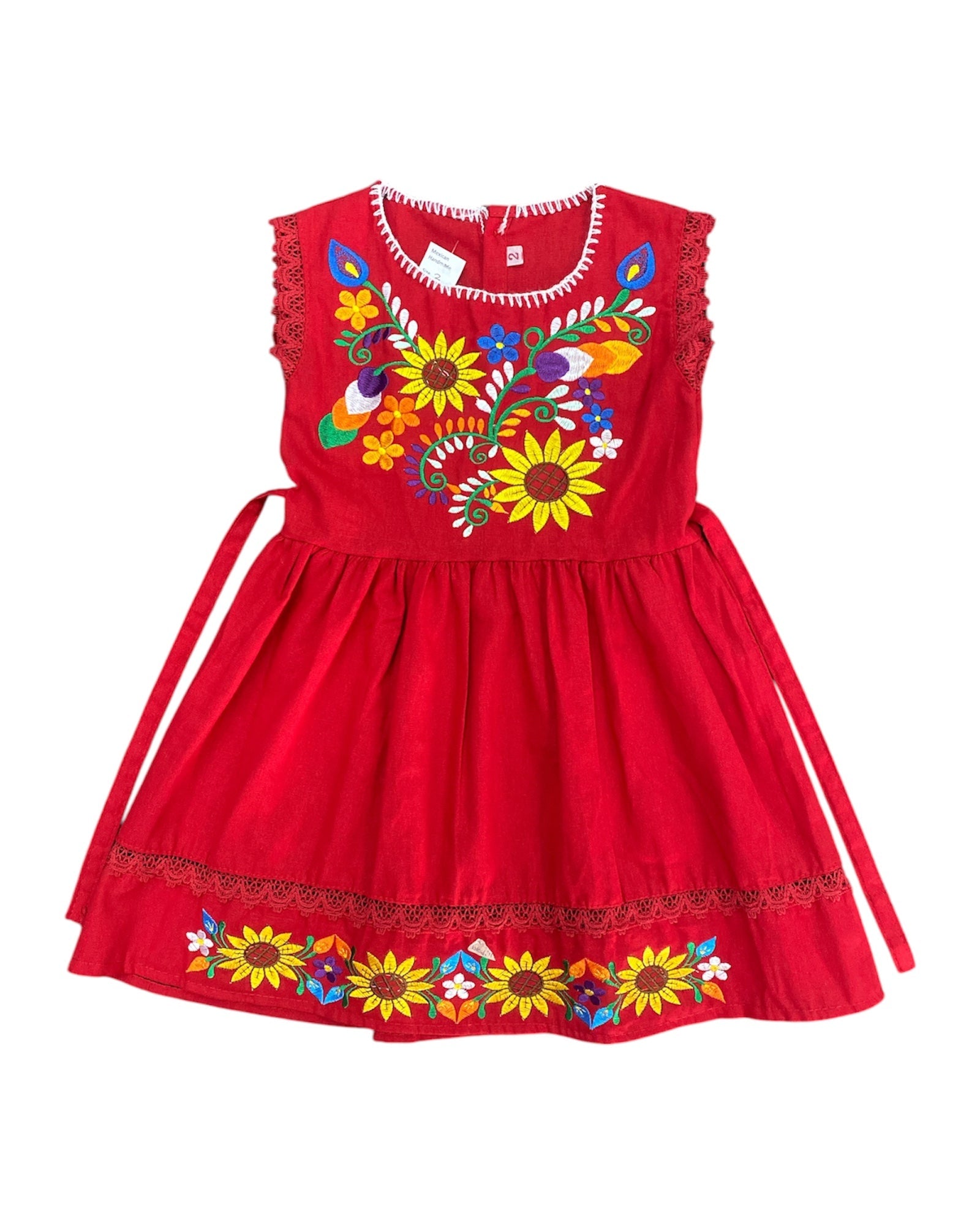 Mexican Girl Sunflowers Dress