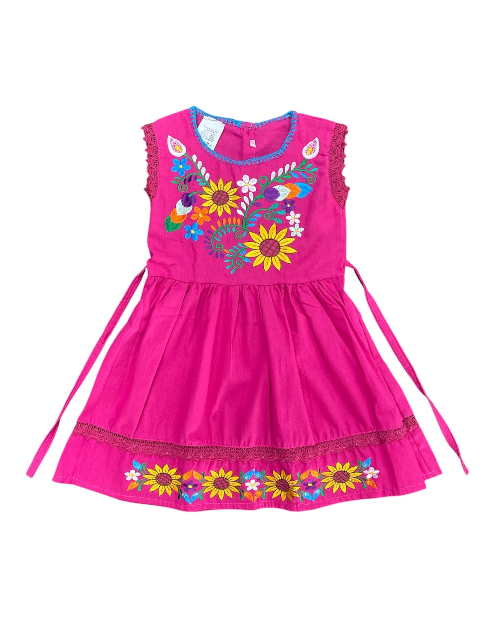 Mexican Girl Sunflowers Dress