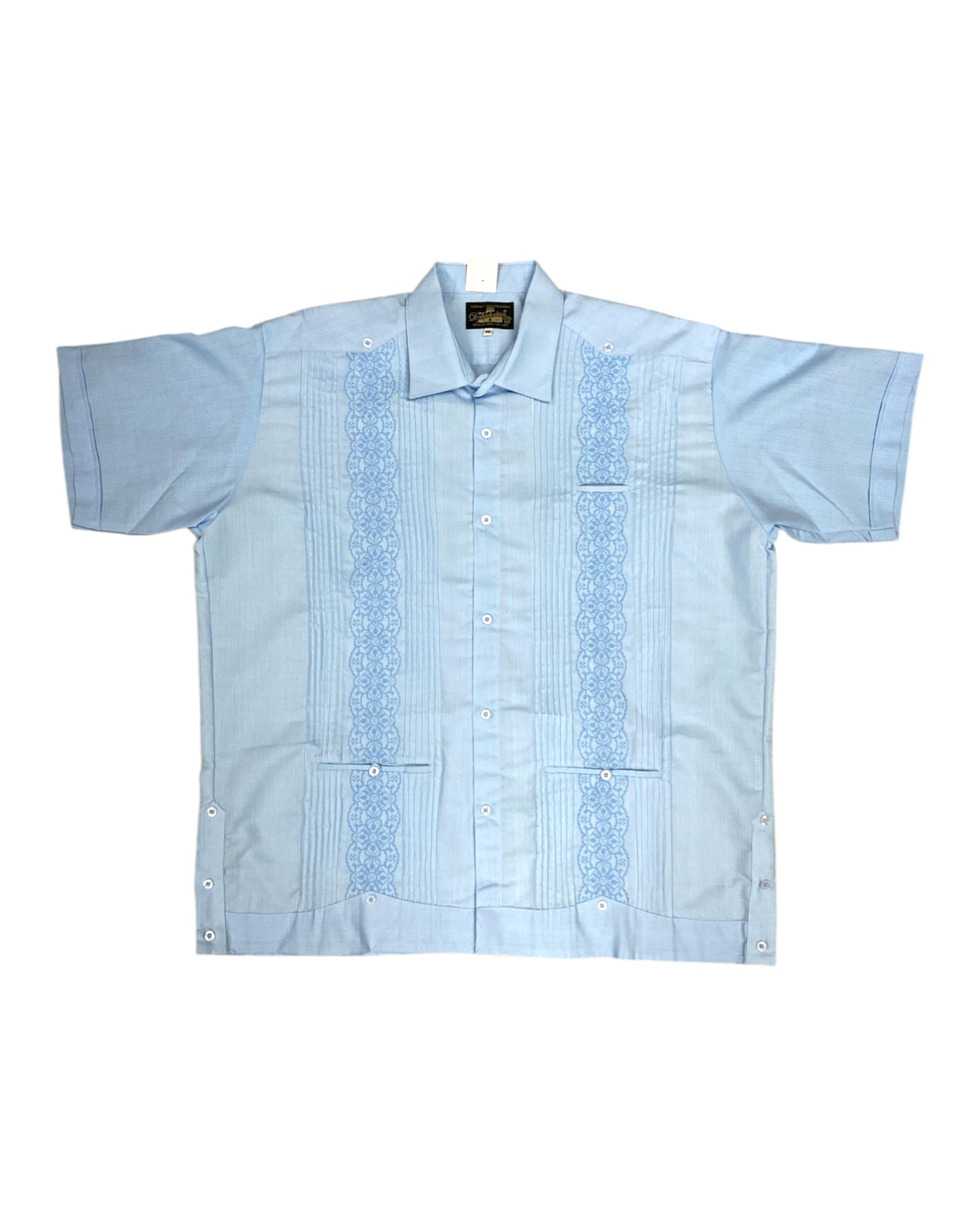 Men’s Linen Guayabera Izel Light Blue