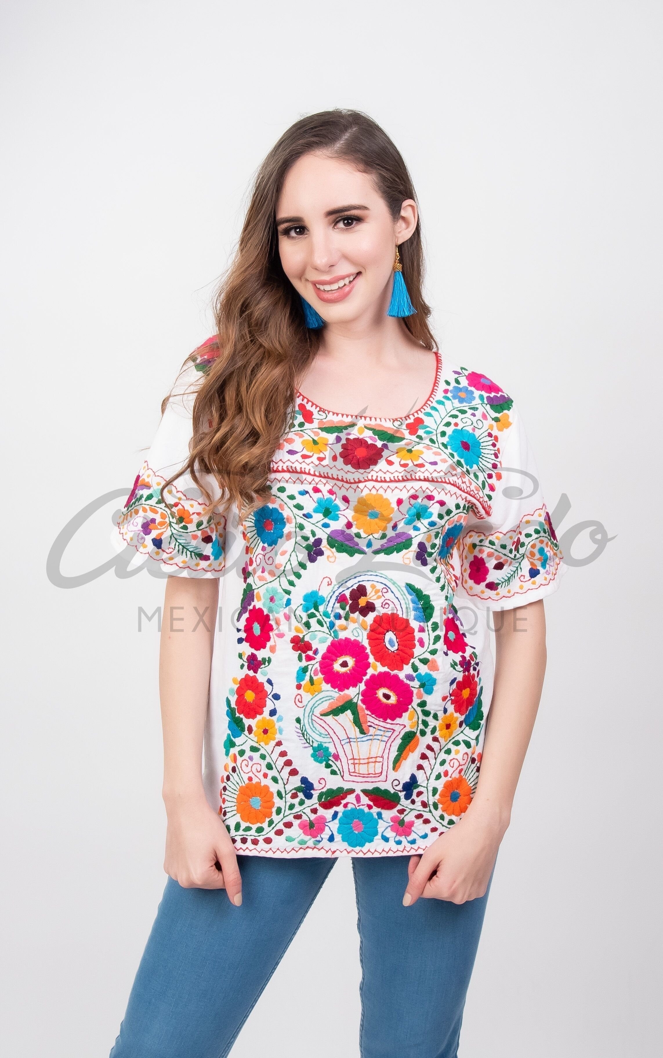 San Miguel Luxury Fine Blouse Ivory