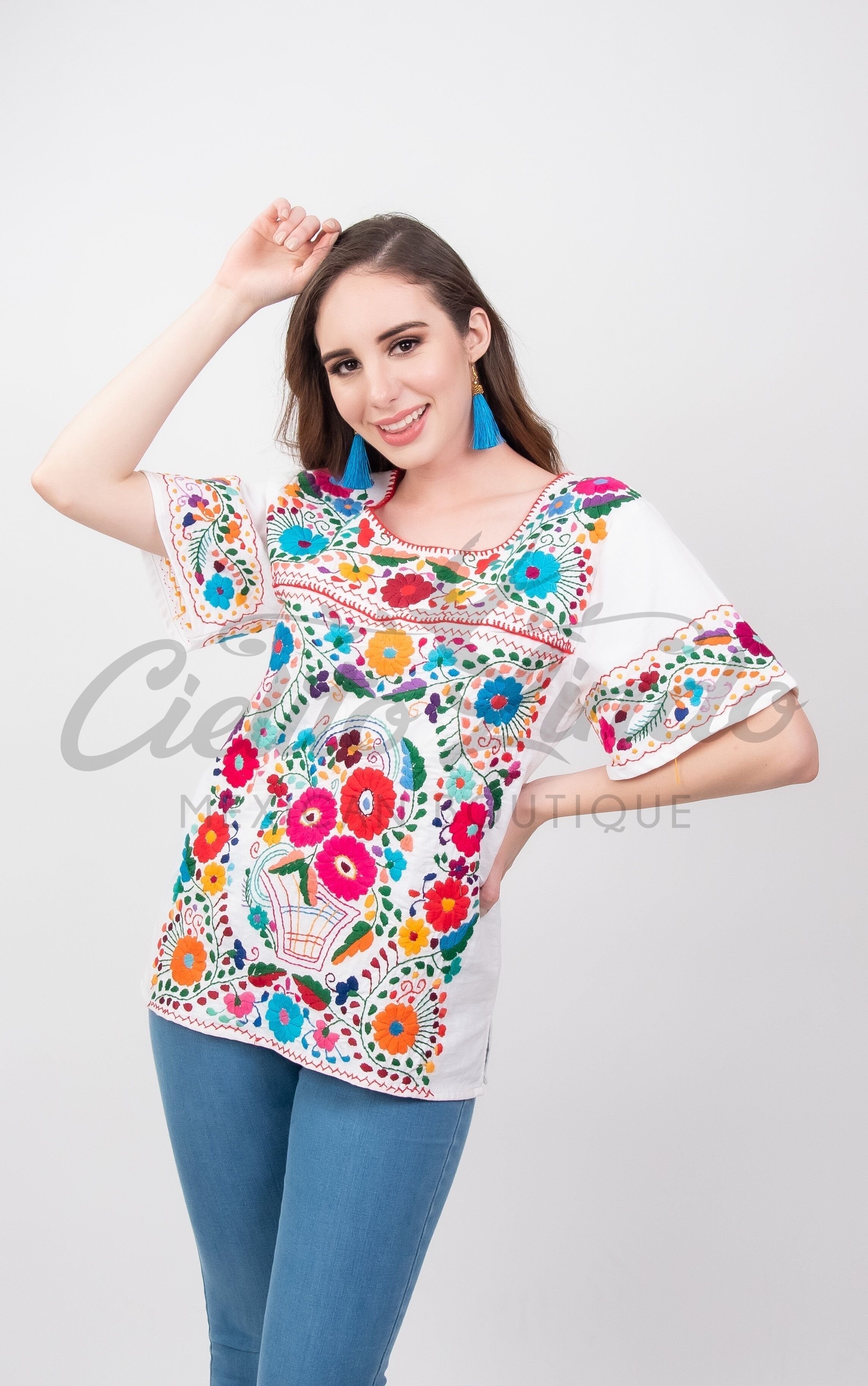 San Miguel Luxury Fine Blouse Ivory