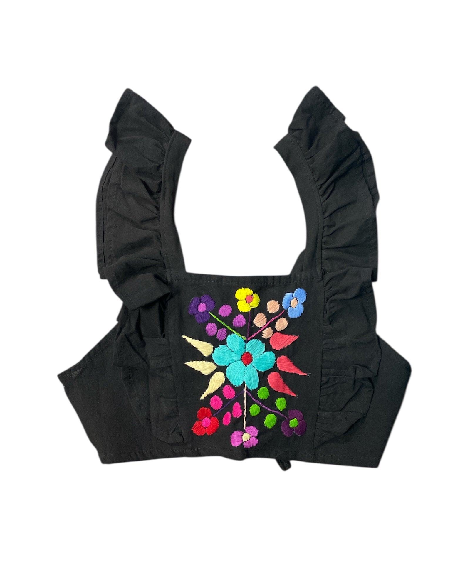 Mia Embroidered Crop Top