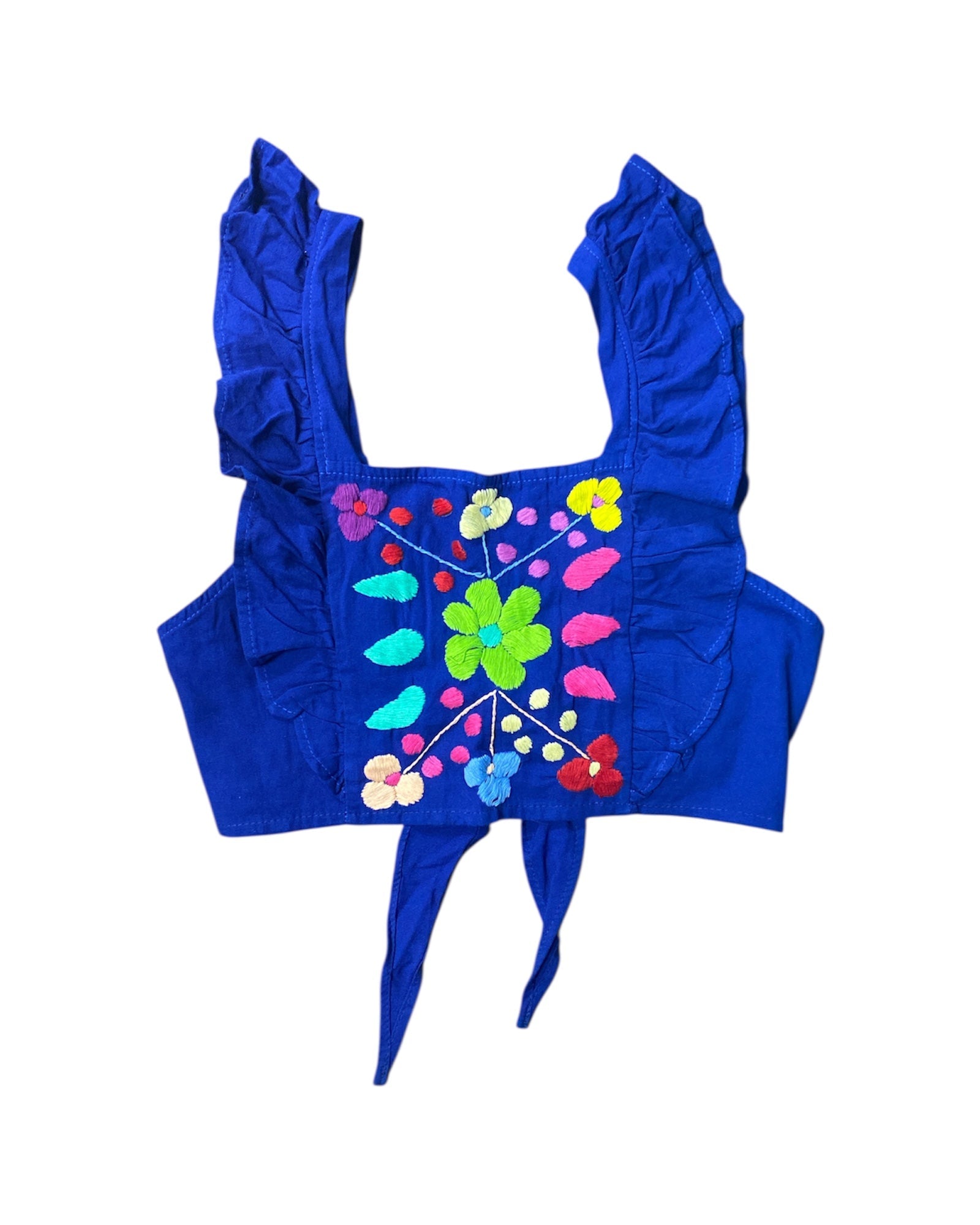 Mia Embroidered Crop Top