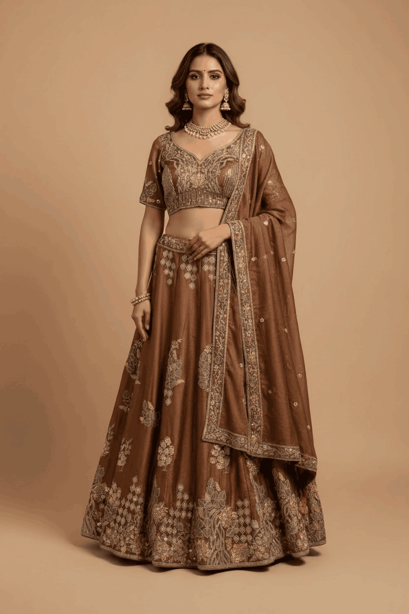 Silk Lehenga choli set