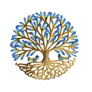 Blue Tree and Birds