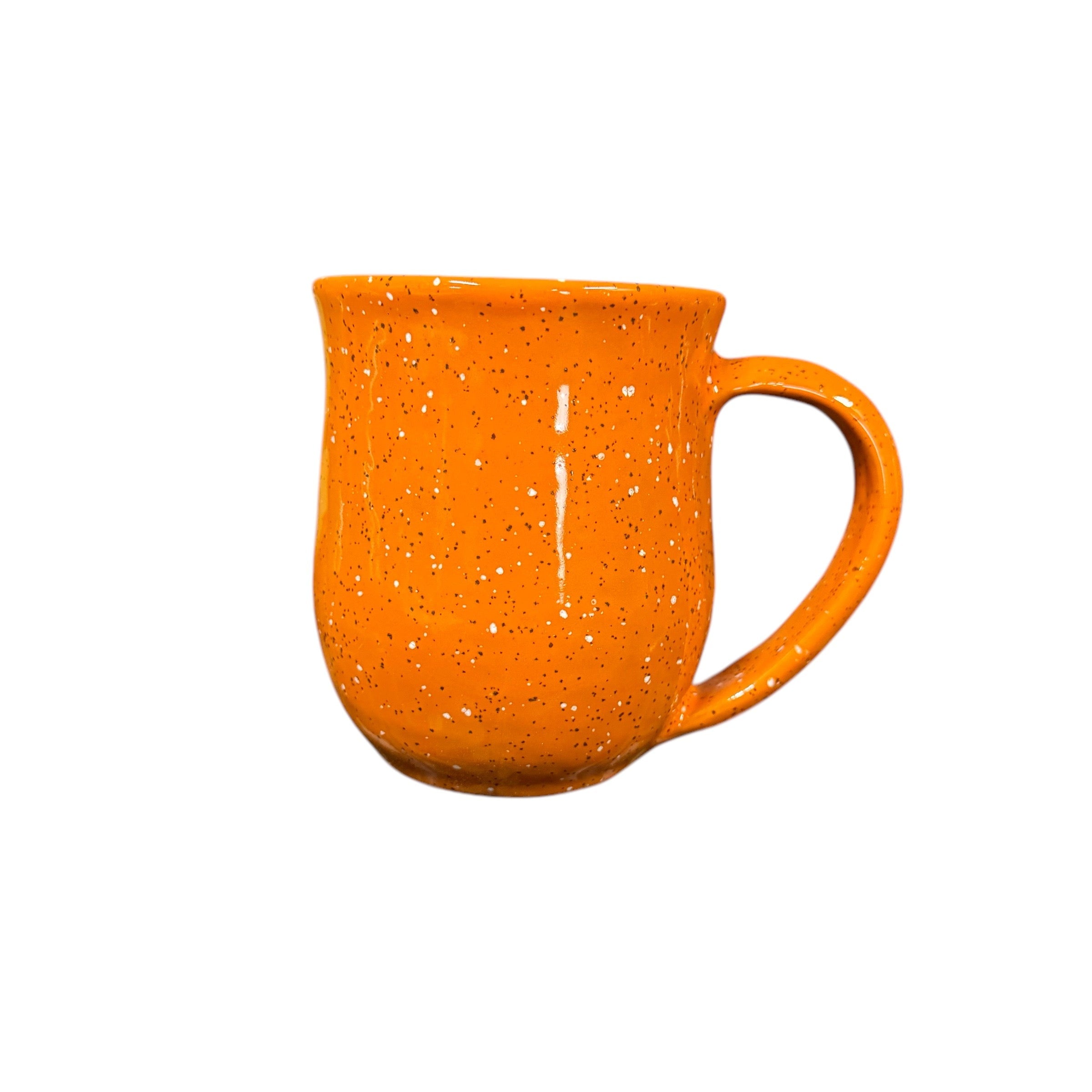 Handmade Mug - Speckled Orange A Peel