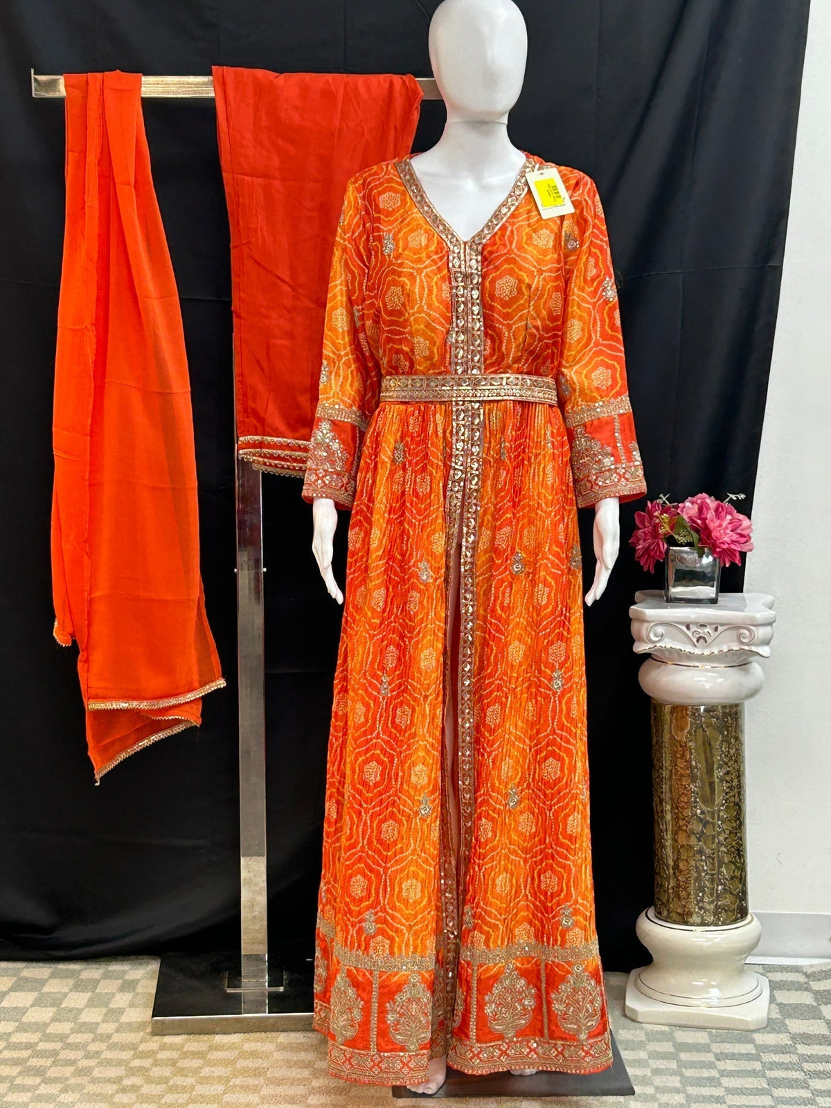 Bandhani long dress / Anarkali