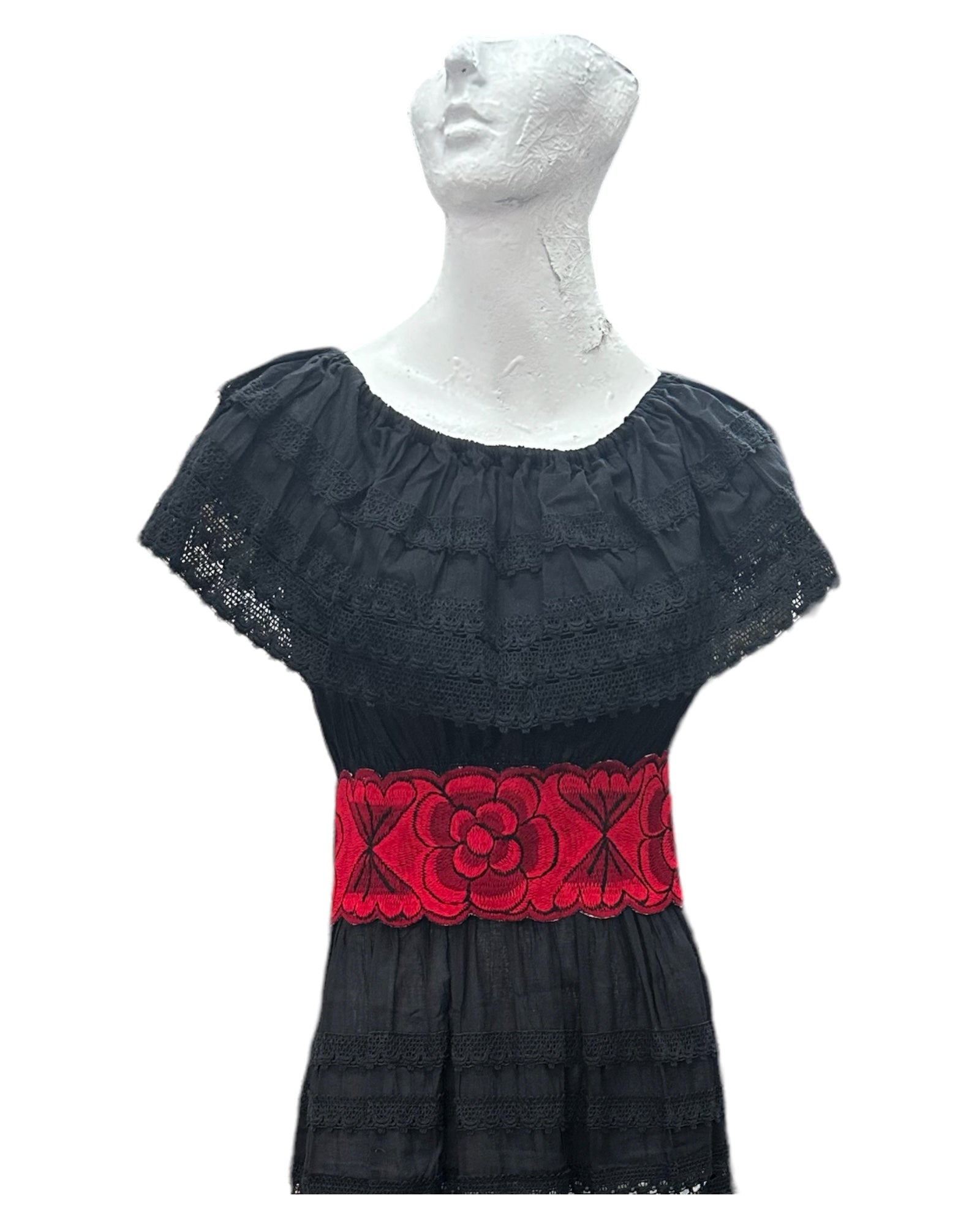 Mexican Floral Embroidered Belts