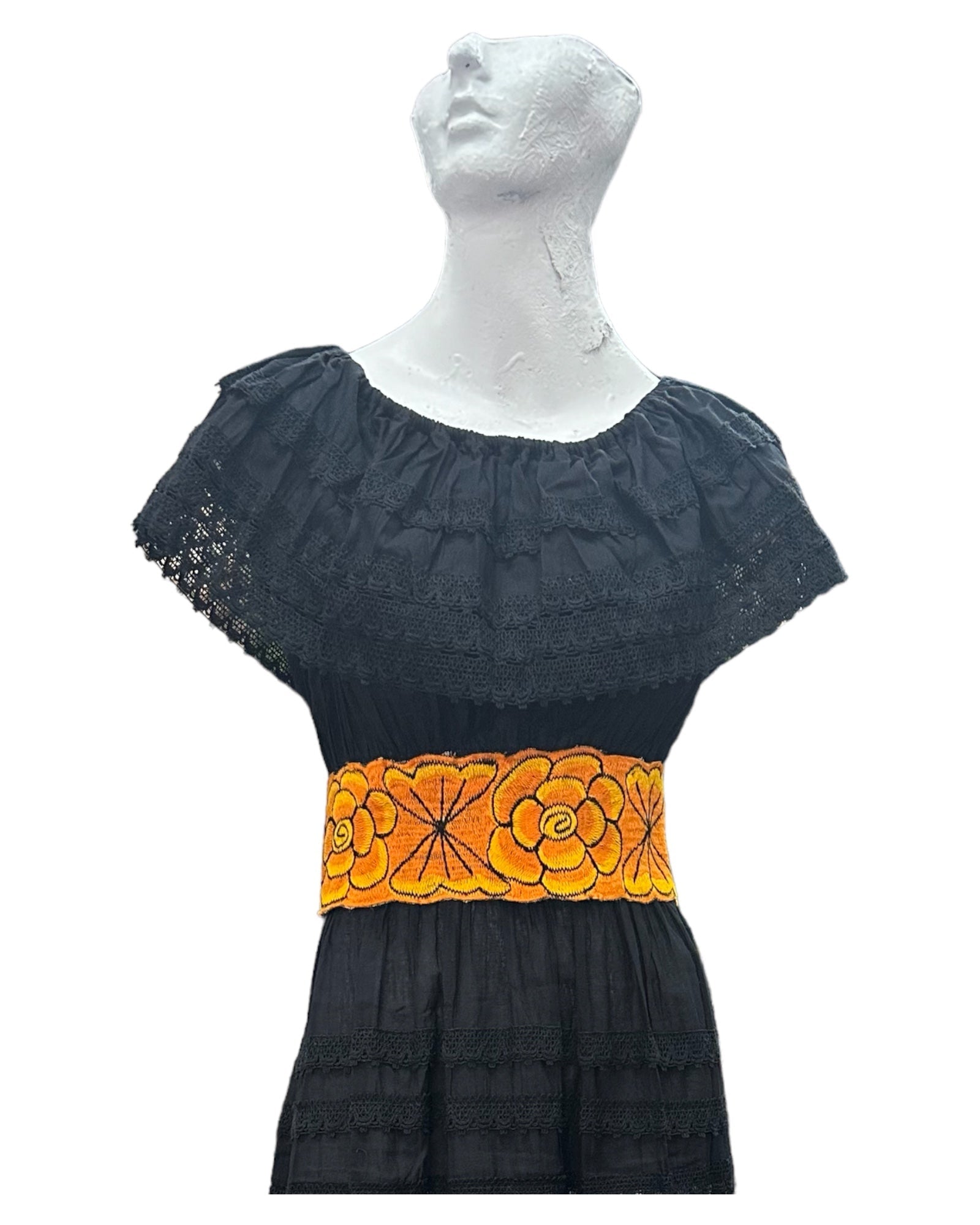 Mexican Floral Embroidered Belts